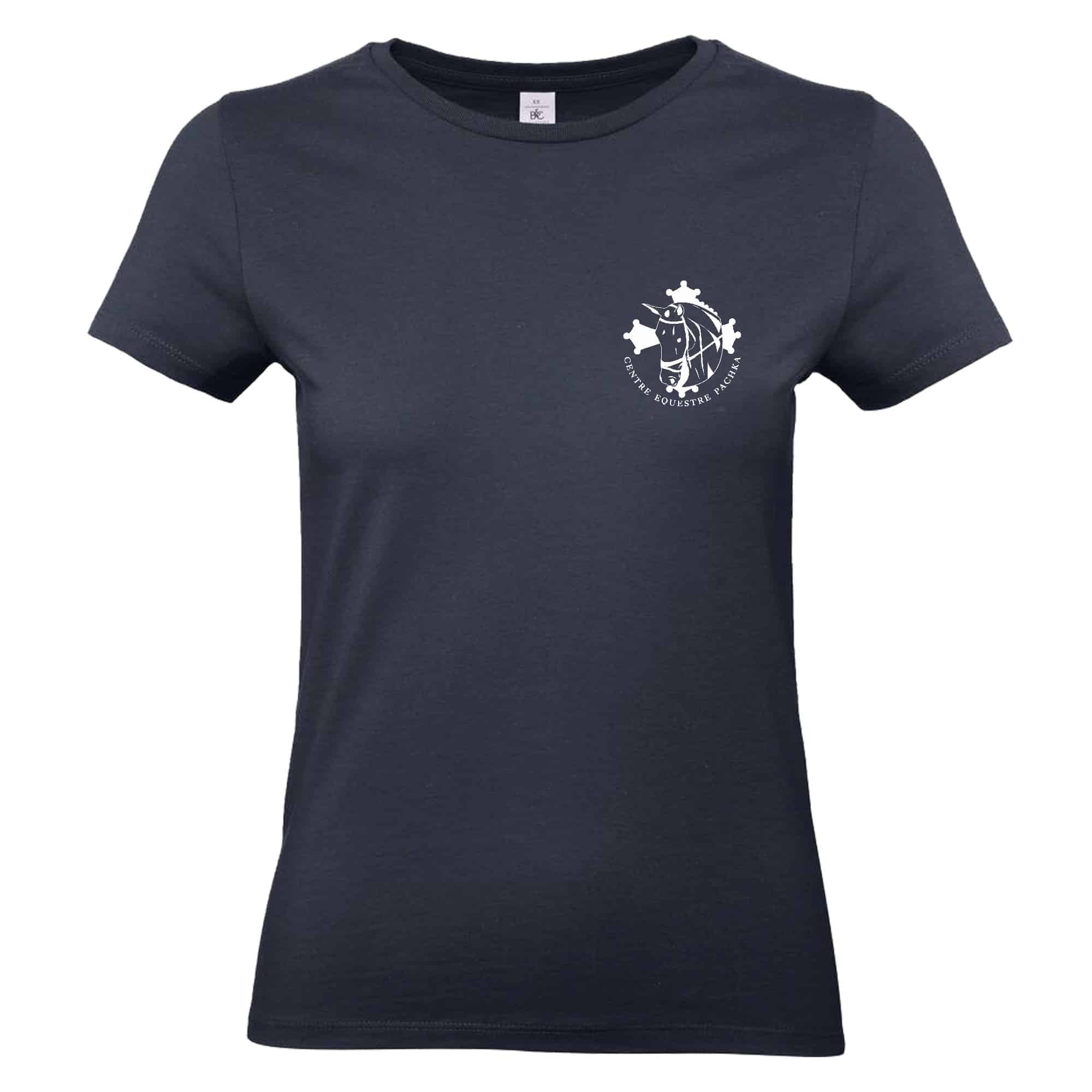 T-SHIRT (femme) - CENTRE EQUESTRE PACHKA - Navy - BC04T