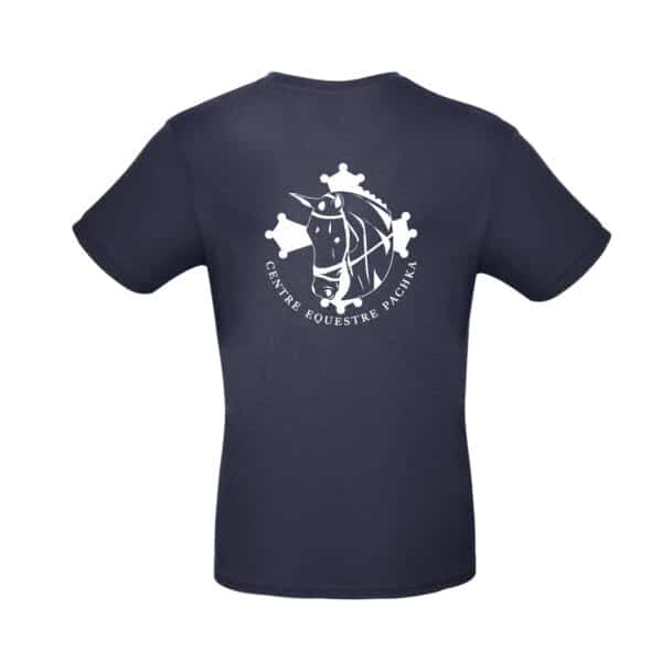 T-SHIRT (homme) - CENTRE EQUESTRE PACHKA - Navy - BC03T – Image 2