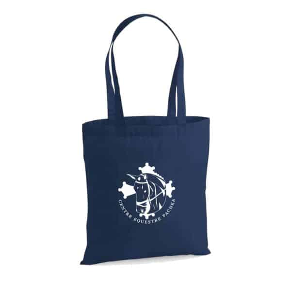 TOTE BAG - CENTRE EQUESTRE PACHKA - Navy - LS42OE