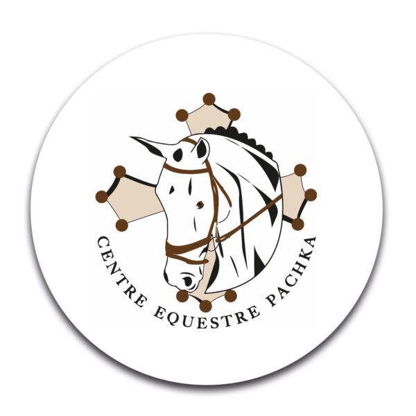 STICKER ROND - CENTRE EQUESTRE PACHKA - STI001