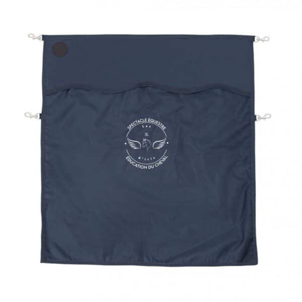 Rideau et porte de box EQUITHÈME Premium - Association les 3 L d’Iris - Navy - RP001