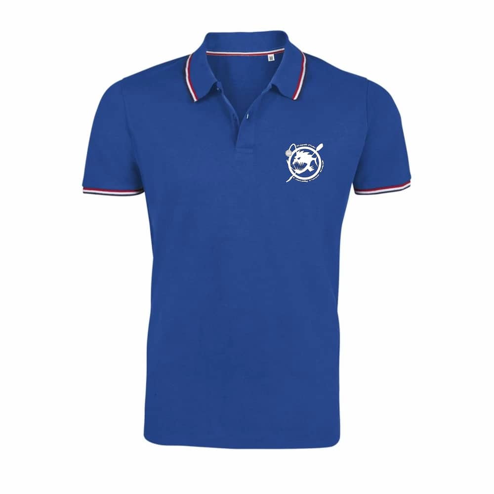 POLO (homme) - Loeuilly canoë kayak - Bleu roi - PRESTIGE MEN