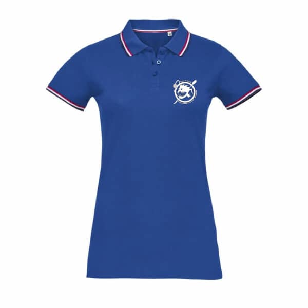 POLO (femme) - Loeuilly canoë kayak - Bleu roi - PRESTIGE WOMEN