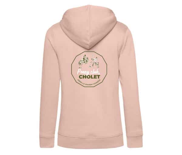 SWEAT A CAPUCHE (femme) – Poney Club de CHOLET - BCW34B – Image 3