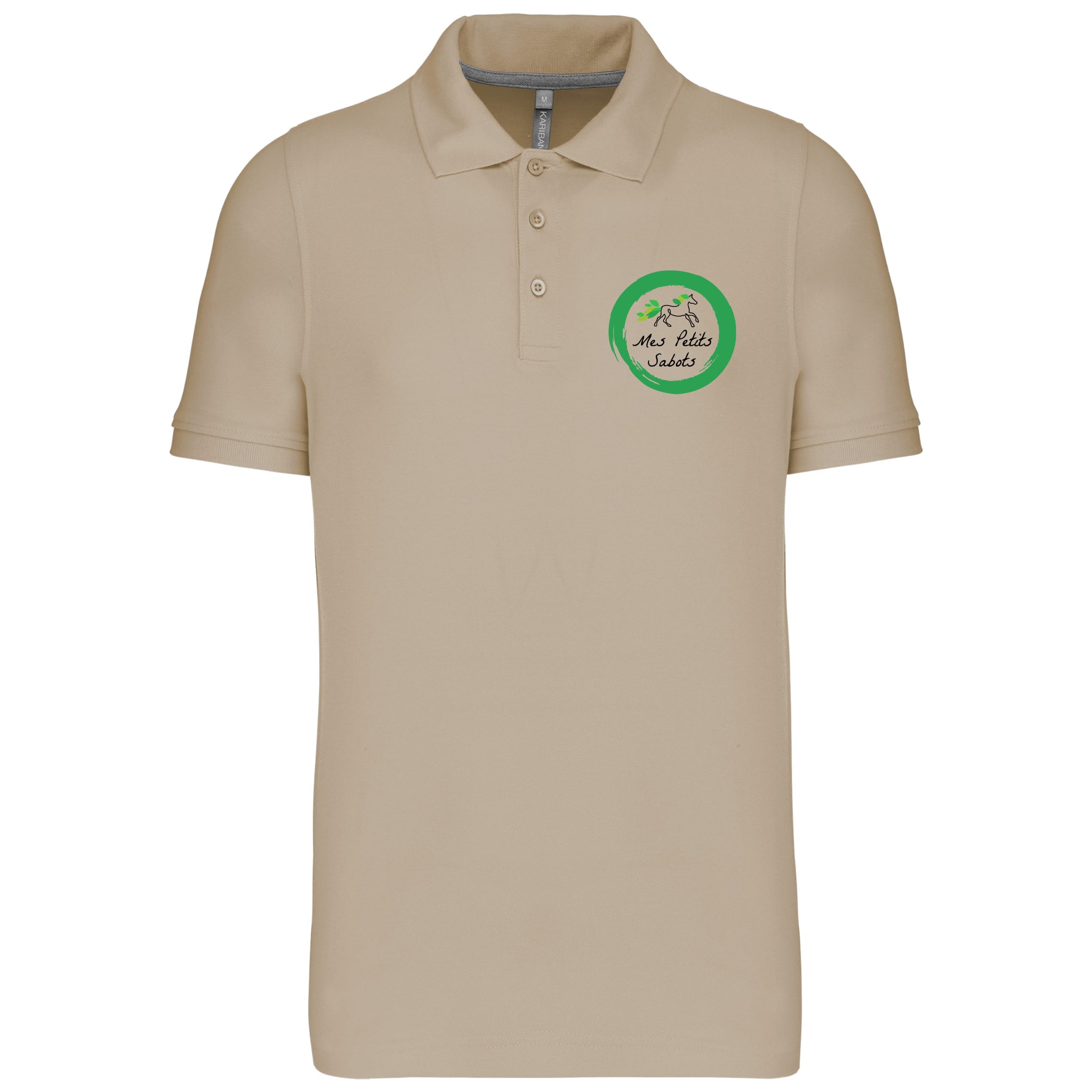 POLO PIQUE (HOMME) – Mes Petits Sabots – Beige - K241