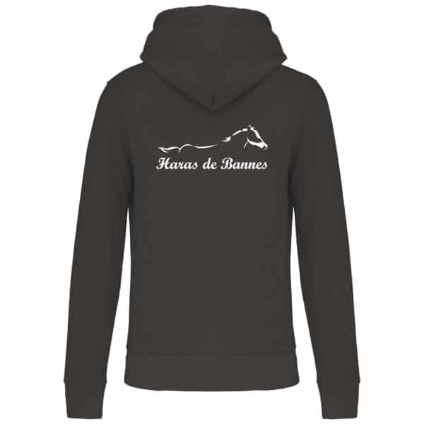 Sweat avec capuche et poche kangourou (enfant) - Haras de Bannes - K4029 – Image 4