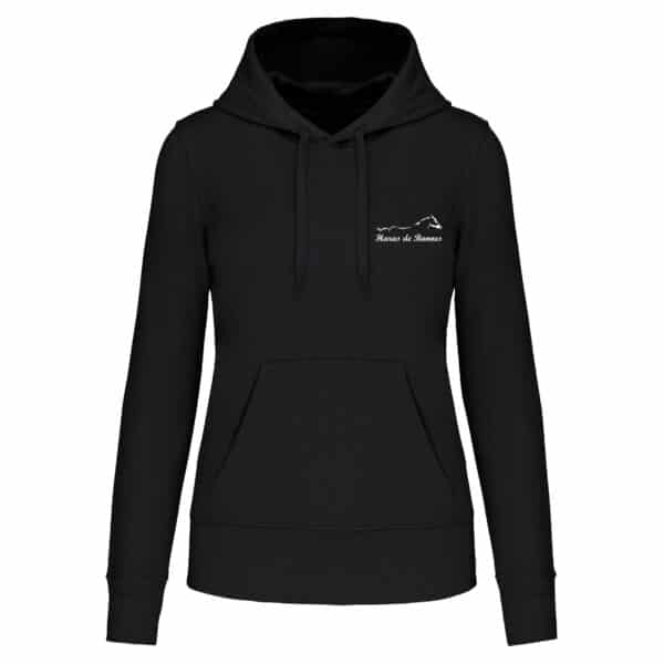 Sweat avec capuche et poche kangourou (femme) - Haras de Bannes - K4028 – Image 3