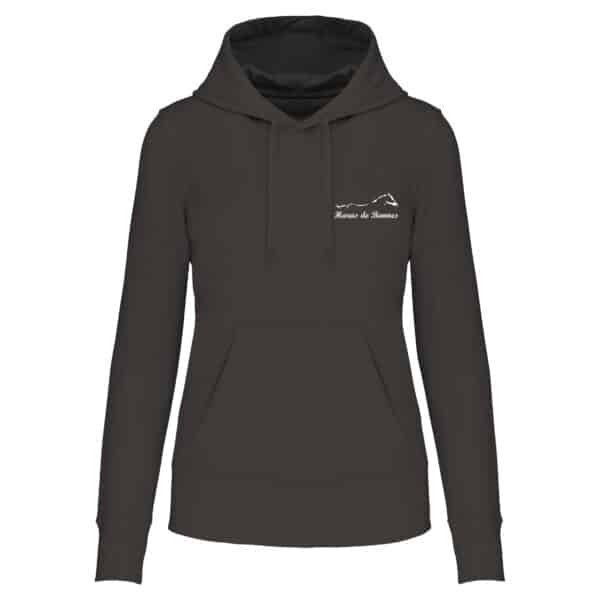 Sweat avec capuche et poche kangourou (femme) - Haras de Bannes - K4028