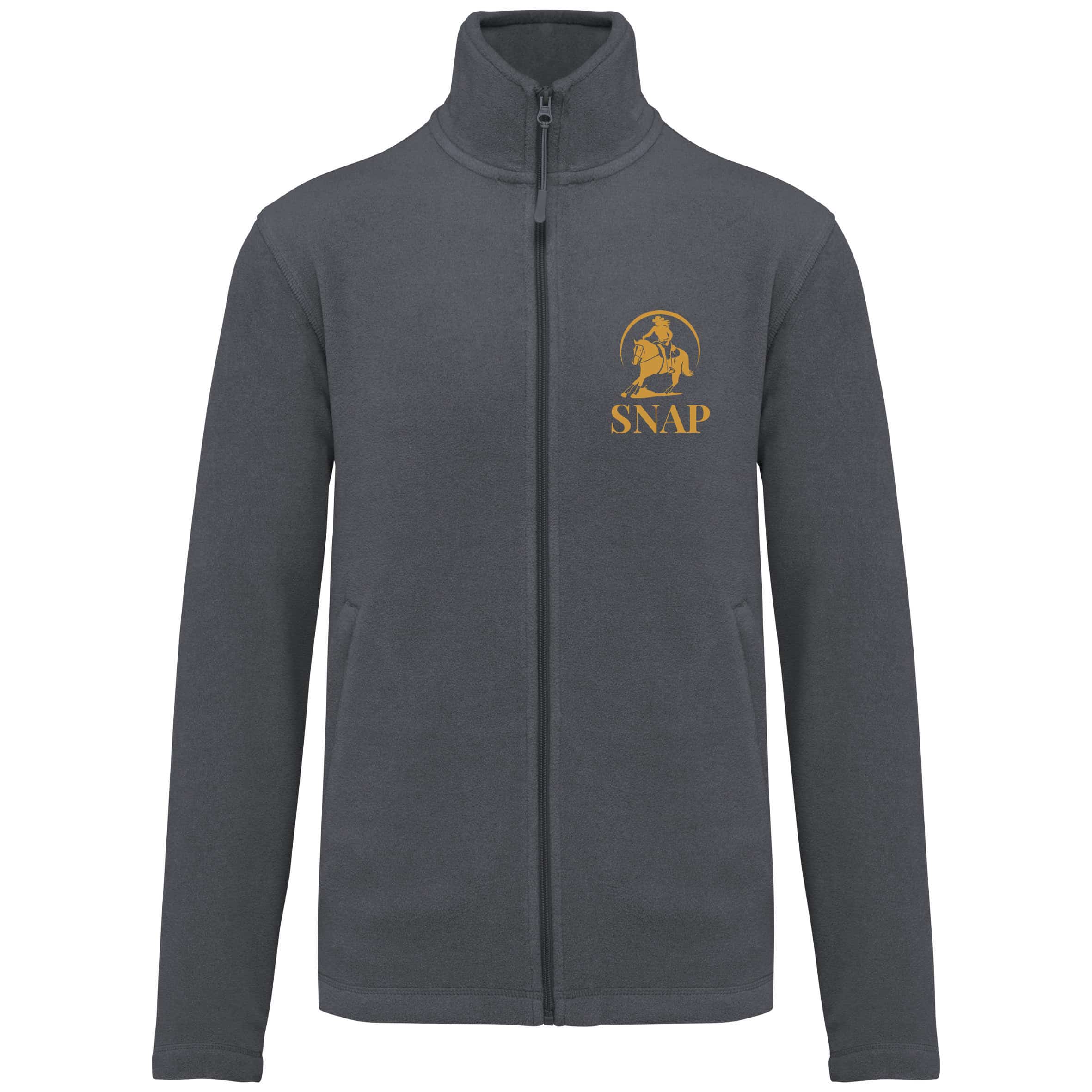 SWEAT ZIPPE SANS CAPUCHE (homme) - Association SNAP - SC365 – Image 3