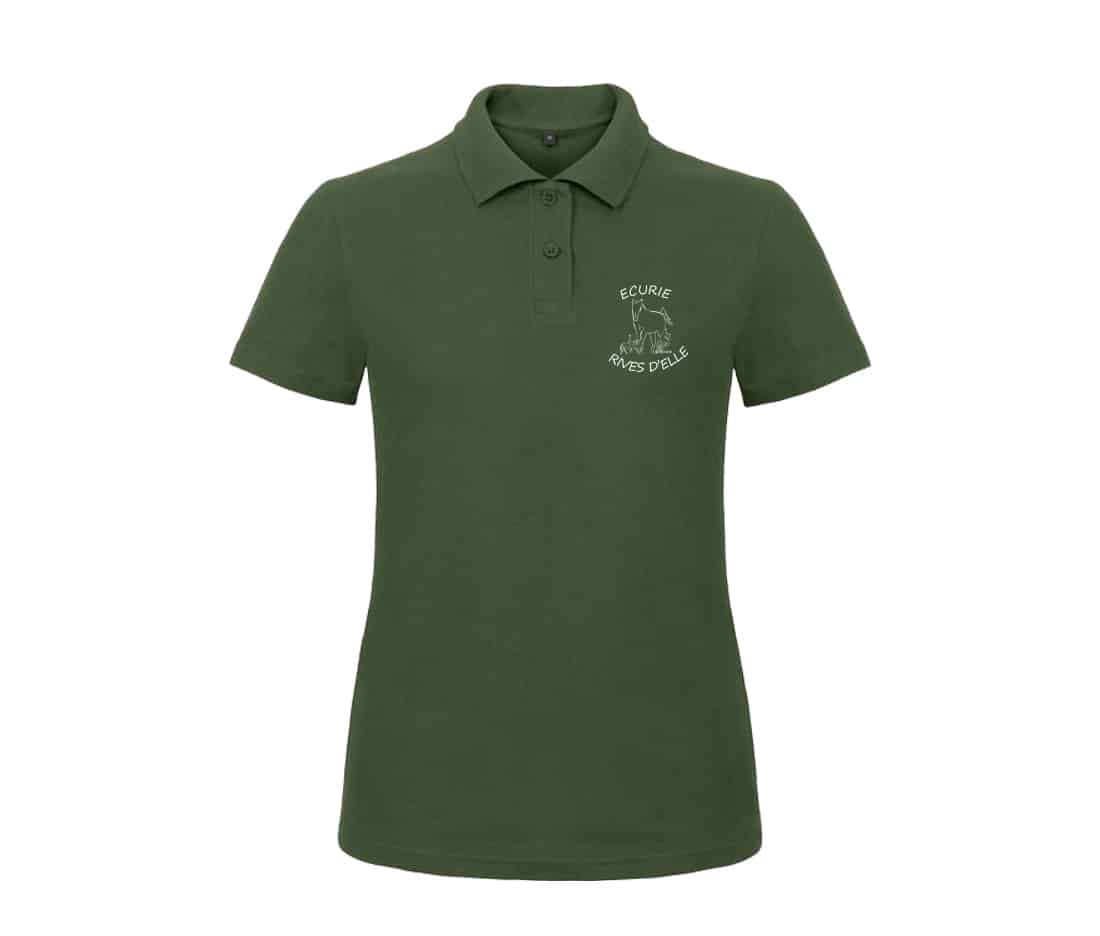 POLO (femme) - Ecurie des Rives d’elle - Vert Foret - BCI1F