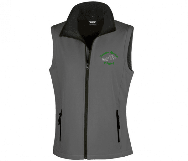 SOFTSHELL SANS MANCHE (femme) – Ecuries d'iselay - Gris Anthracite - R232F