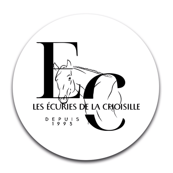 STICKER ROND - les ecuries de la choisille - STI001