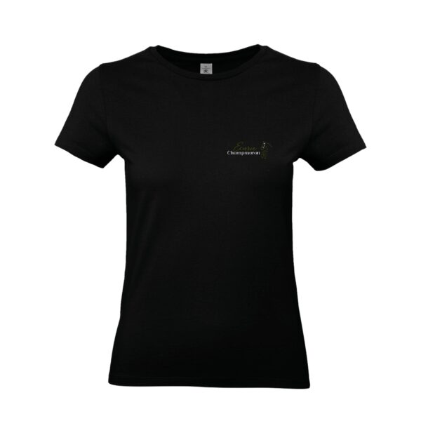 T-SHIRT (femme) - Ecurie Alexis Piolin - Noir - BC04T