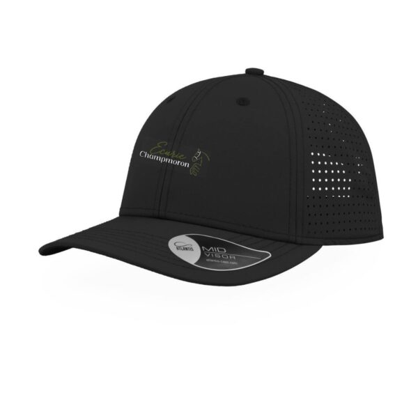 Casquette ventilée - Ecurie Alexis Piolin - Noir - AT182