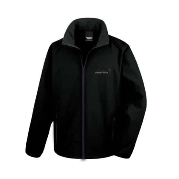 SOFTSHELL ECO (homme) – Ecurie Alexis Piolin - Noir - RS231