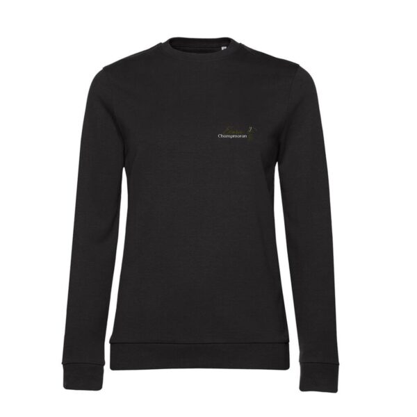 SWEAT COL ROND (homme) - Ecurie Alexis Piolin - Noir - BCU01K