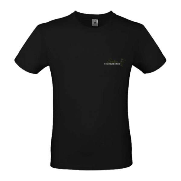 T-SHIRT (homme) - Ecurie Alexis Piolin - Noir - BC03T