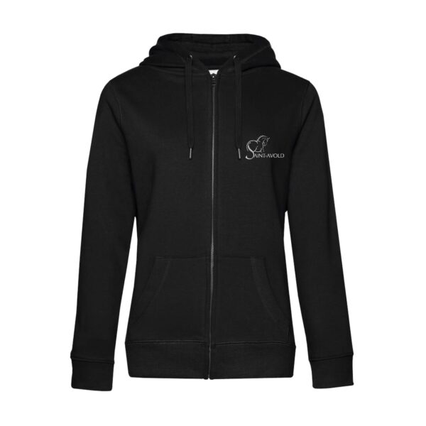 SWEAT ZIPPÉ (femme) - école d équitation saint avold - Noir - BCW03Q