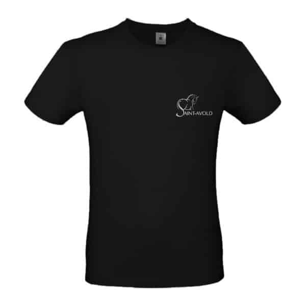 T-SHIRT (homme) - école d équitation saint avold - Noir - BC03T