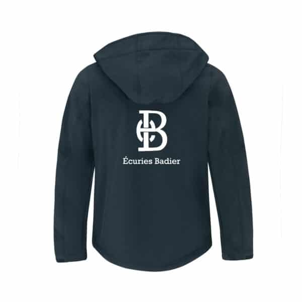 SOFTSHELL (enfant) - Écuries Badier - Navy - BC651 – Image 2