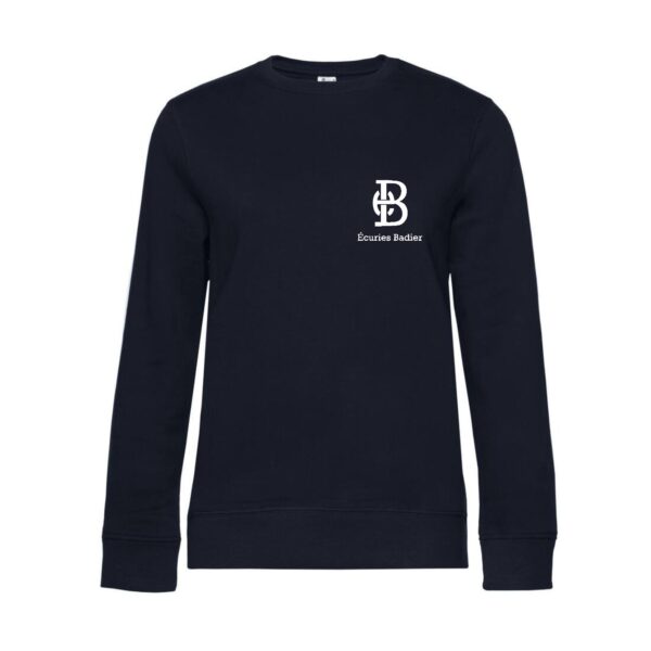 SWEAT COL ROND (enfant) - Écuries Badier - Navy - BC501