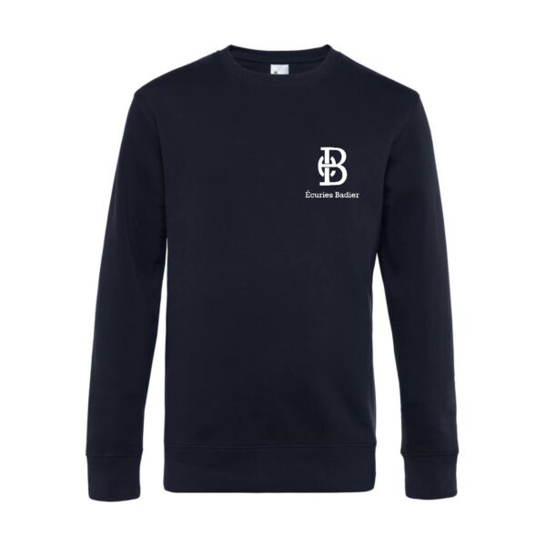 SWEAT COL ROND (femme) - Écuries Badier - Navy - BCW01Q