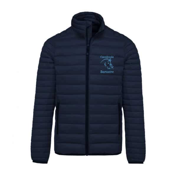 DOUDOUNE AVEC MANCHES (homme) - Écurie Cavalcade Barastre – Navy - K6120