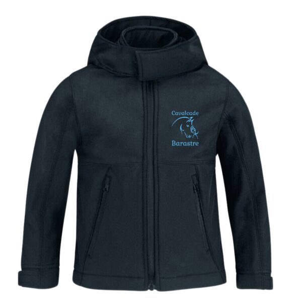 SOFTSHELL (enfant) - Écurie Cavalcade Barastre – Navy - BC651