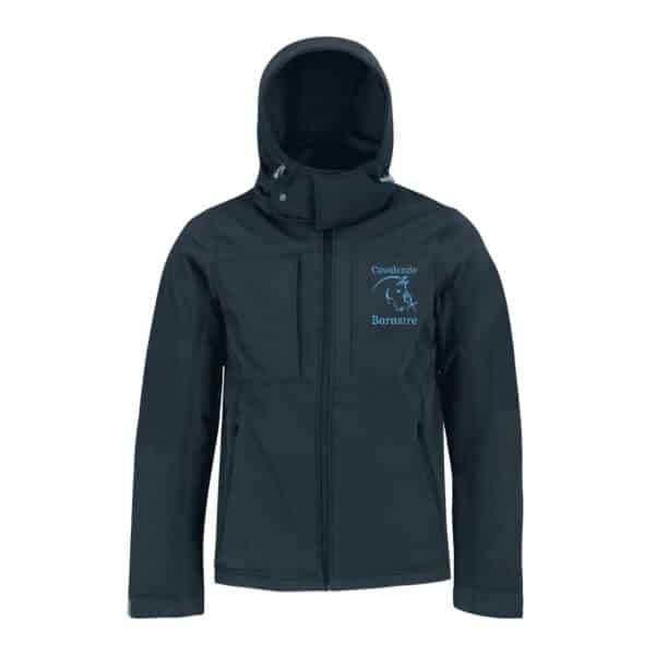 SOFTSHELL (homme) - Écurie Cavalcade Barastre – Navy - BC650