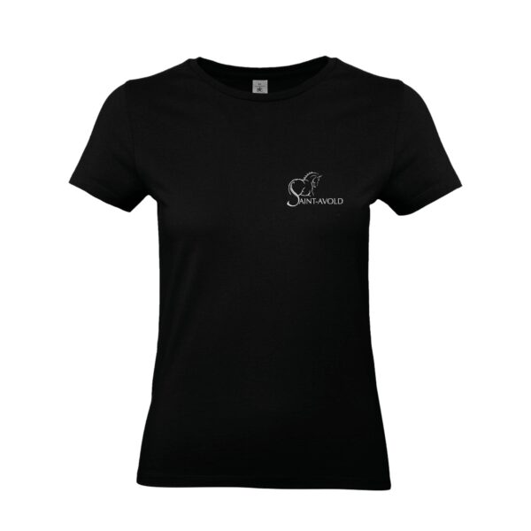 T-SHIRT (femme) - école d équitation saint avold - Noir - BC04T