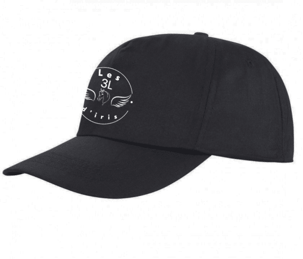 Casquette (économique) - Association les 3 L d’Iris - Noir - RC080