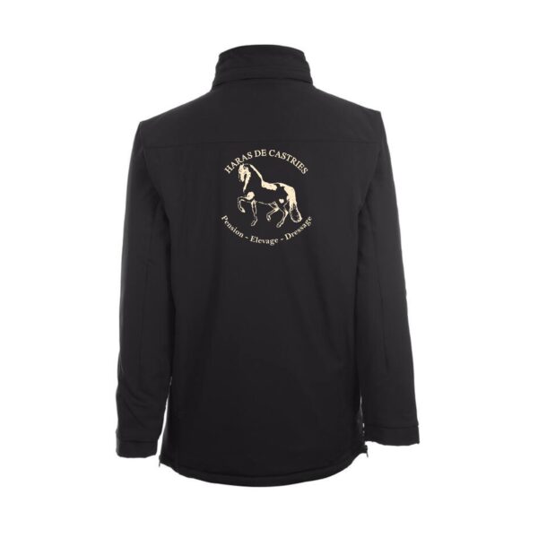 PARKA WELLINGTON (femme) - haras de Castries – Noir - PK782 – Image 3