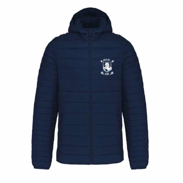 DOUDOUNE AVEC MANCHES ET CAPUCHE (homme) - Caval'Cat - Navy - K6110