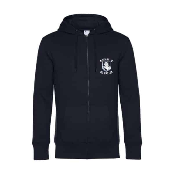 SWEAT ZIPPÉ (Homme) - Caval'Cat - Navy - BCU03K