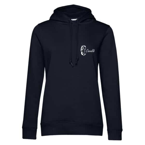 SWEAT A CAPUCHE (femme) – Cavalib - Navy - BCW34B