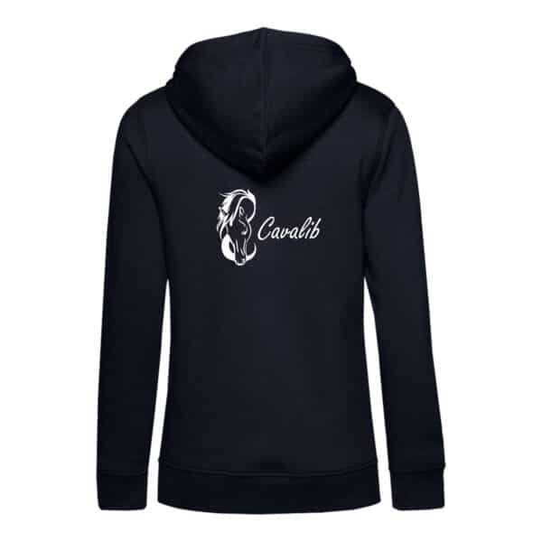 SWEAT A CAPUCHE (femme) – Cavalib - Navy - BCW34B – Image 2