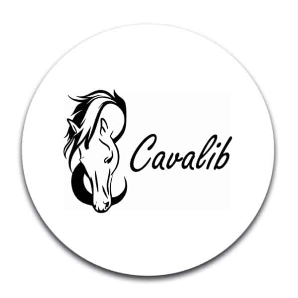 STICKER ROND - Cavalib - STI001