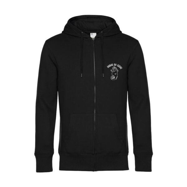 SWEAT ZIPPÉ (enfant) - Haras du Cèdre - Noir - K455