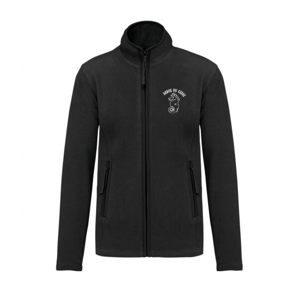 Veste micropolaire zippée (enfant) – Haras du Cèdre - Noir – K920