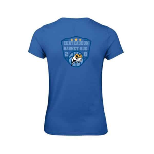 T-SHIRT (femme) - Châteaudun Basket sud 28 - BC04T – Image 2