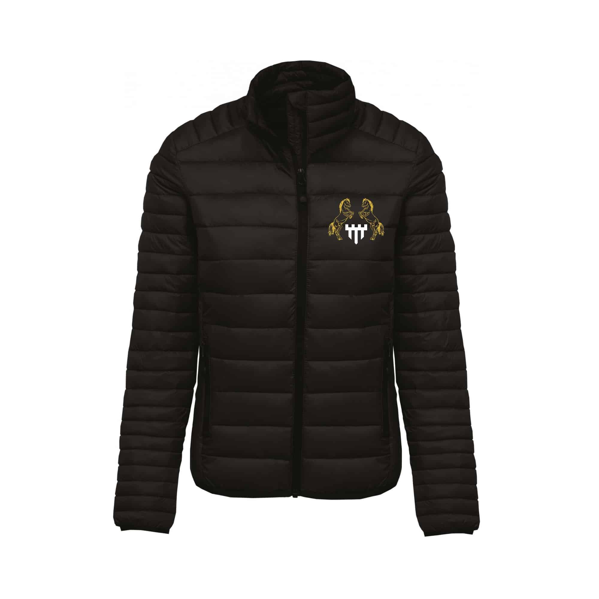 DOUDOUNE AVEC MANCHES (femme) - Les écuries Château Laval – Noir - K6121