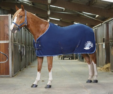 Chemise polaire Riding World (avec attaches) - Ranch Horse Lover - Marine/Bleu Ciel - 400637