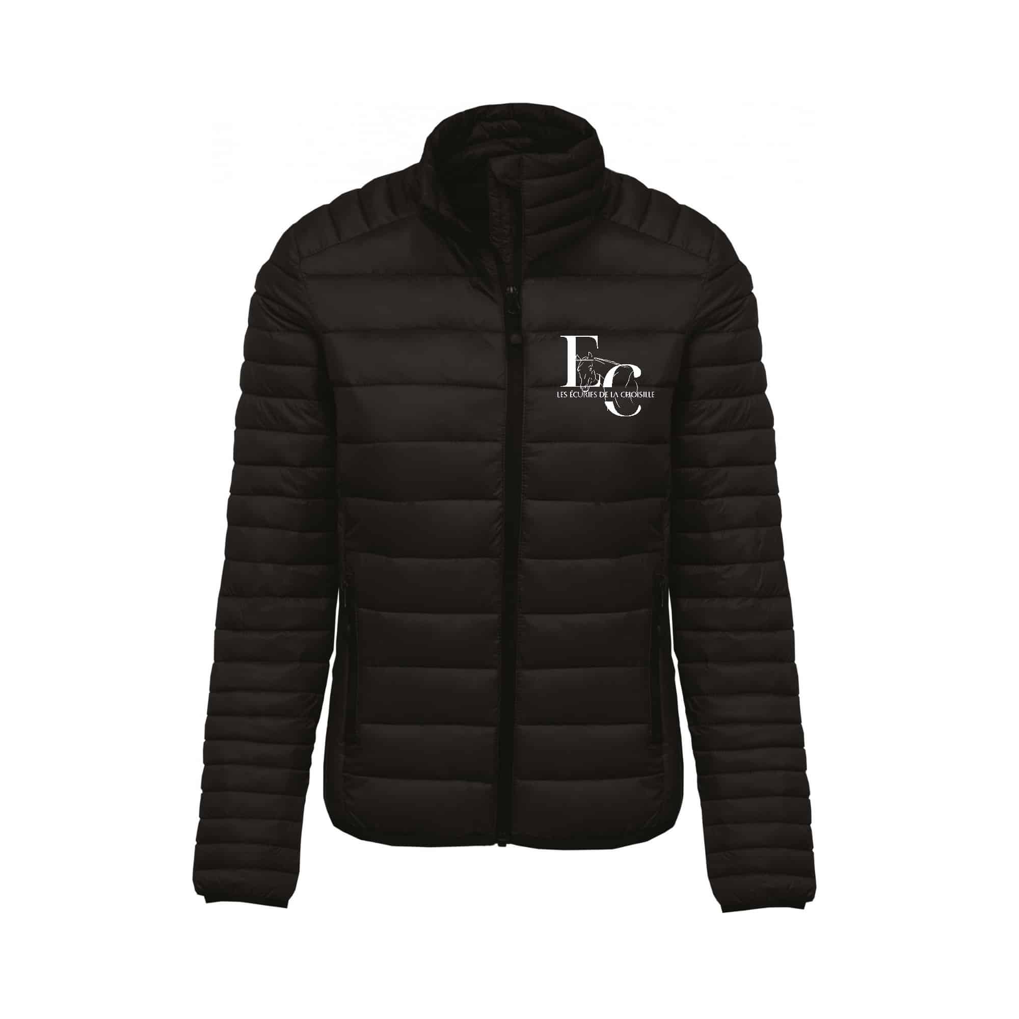 DOUDOUNE AVEC MANCHES (femme) - les ecuries de la choisille - Noir - K6121