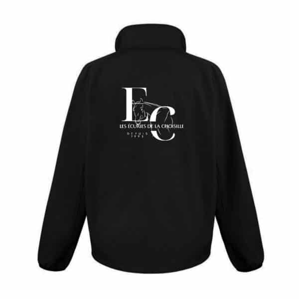 SOFTSHELL ECO (femme) – les ecuries de la choisille - Noir - R231F – Image 2