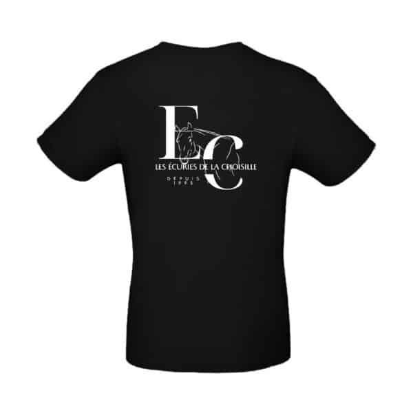 T-SHIRT (enfant) - les ecuries de la choisille - Noir - BC191 – Image 2