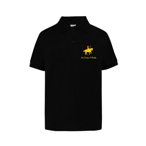 POLO premium (enfant) - Au cirque d'Heidy - Noir - K249