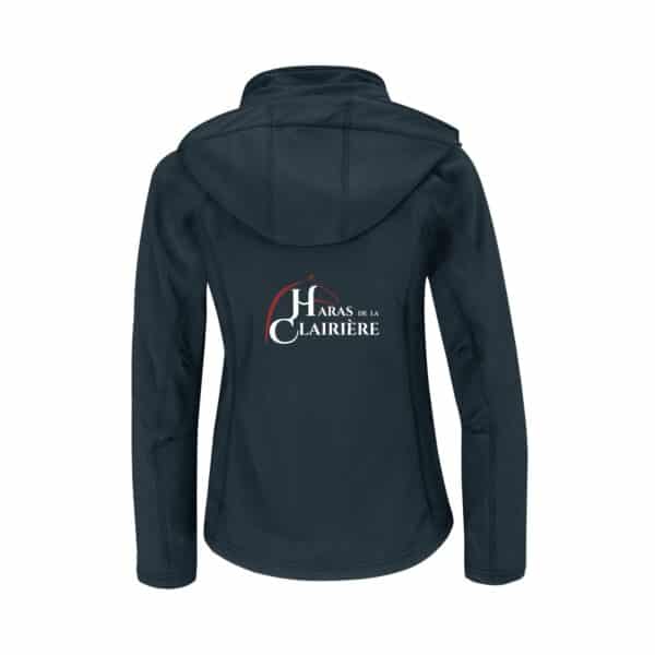 SOFTSHELL (femme) - HDLC Haras de la Clairière - Navy - BC660 – Image 3