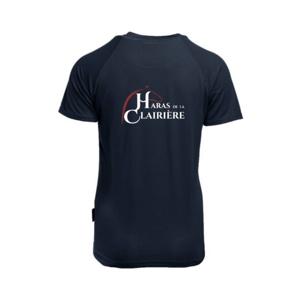 T-Shirt respirant (femme) - HDLC Haras de la Clairière - Navy - PK141 – Image 2