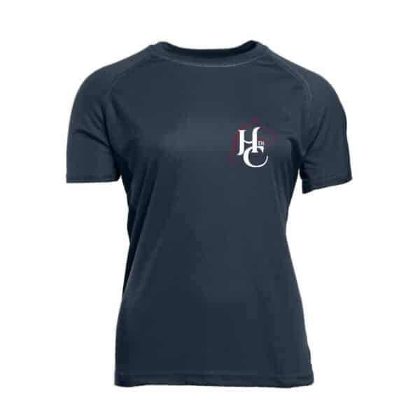 T-Shirt respirant (femme) - HDLC Haras de la Clairière - Navy - PK141