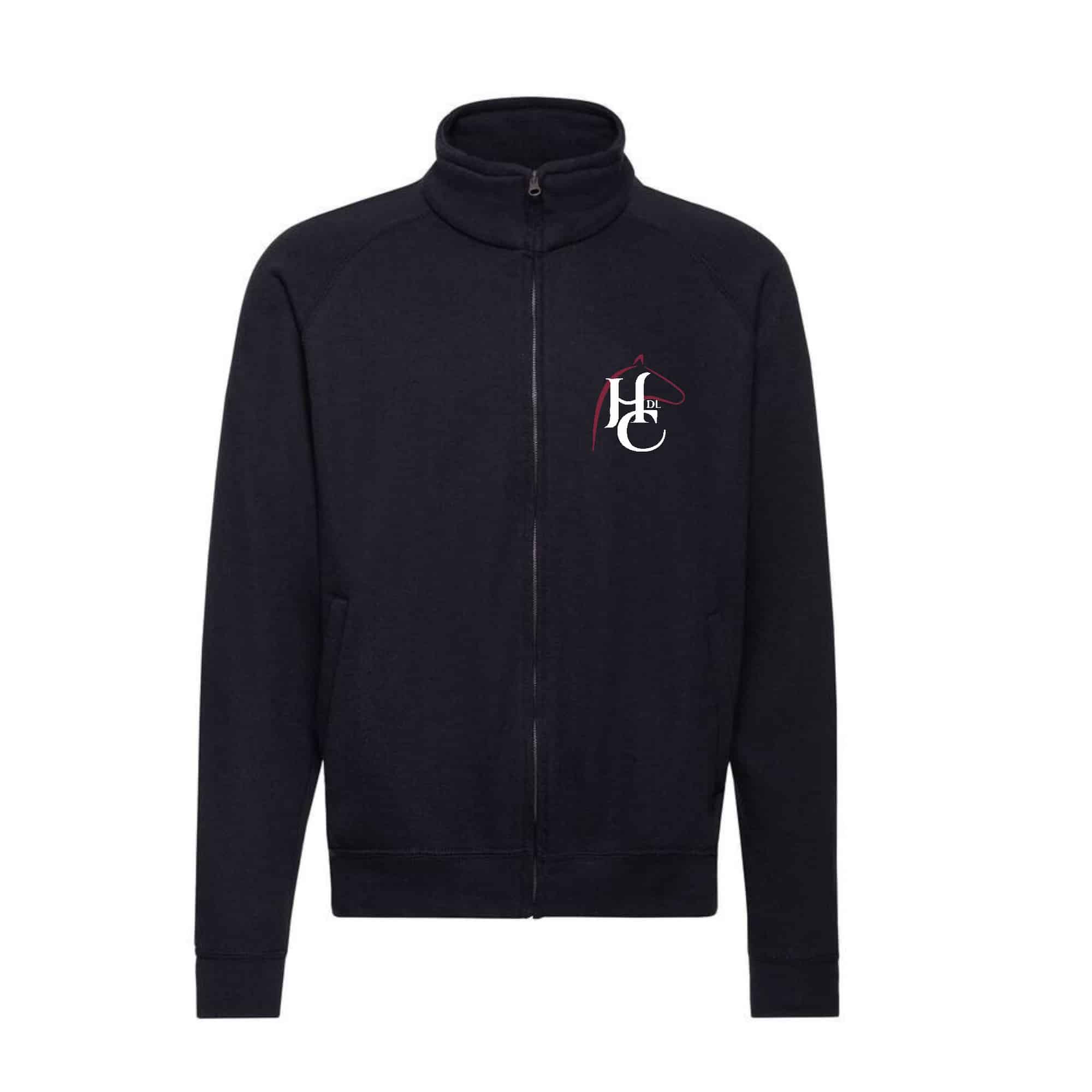 SWEAT ZIPPE SANS CAPUCHE (homme) - HDLC Haras de la Clairière - Navy - SC365